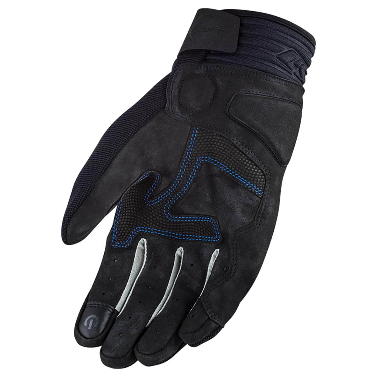 Guantes de Touring Todoterreno para Hombre LS2 (Negro/Azul - Imagen 3