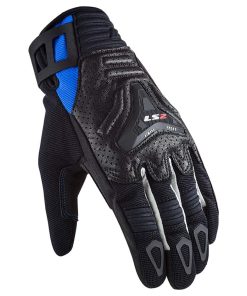 Guantes Todo Terreno para Hombre LS2 (Negro/Azul - 2X-Large)