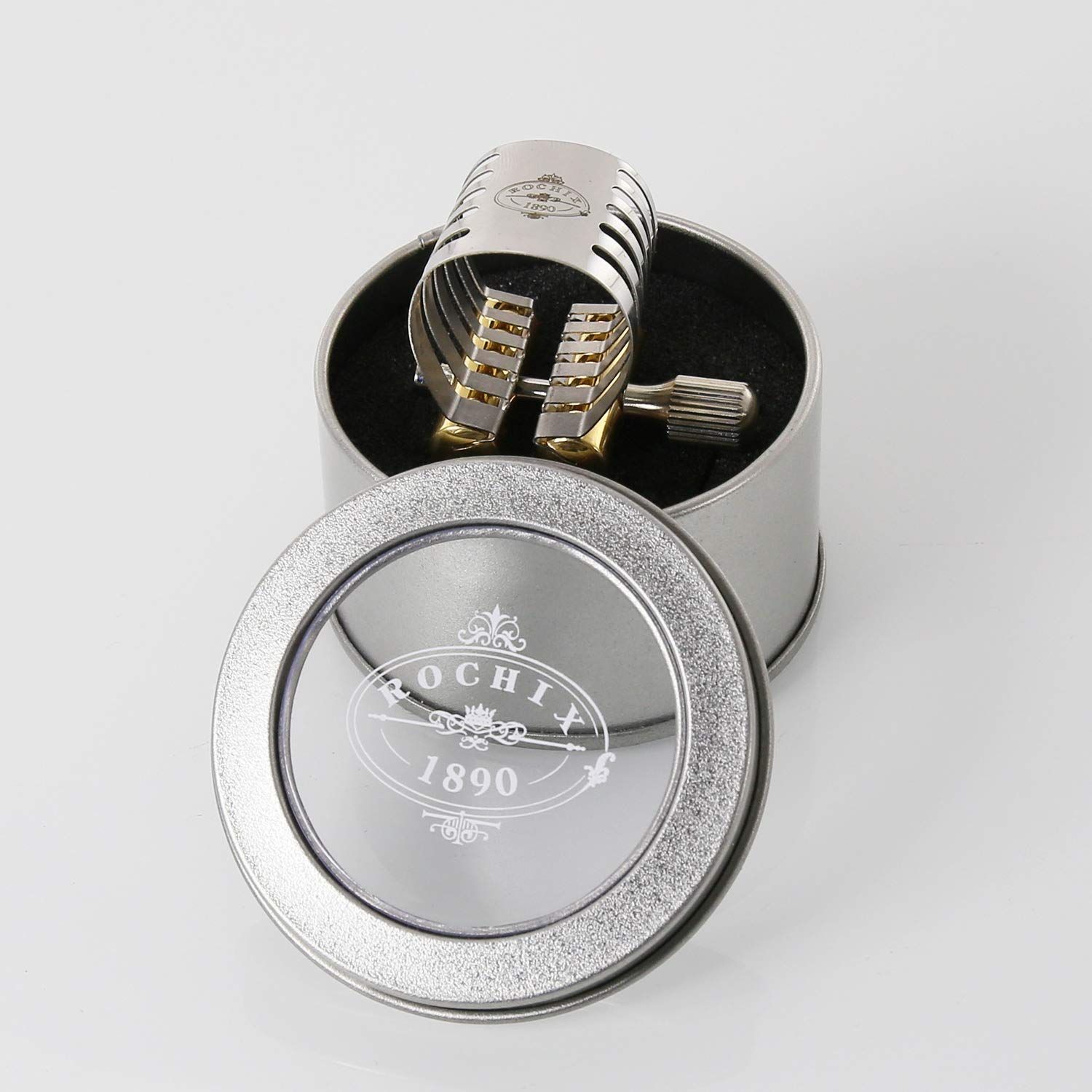 Abrazadera de Acero Inoxidable Rochix para Saxofón Soprano - Imagen 4