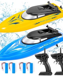 Lumiparty 2PACK Barco RC, Barcos de Control Remoto para