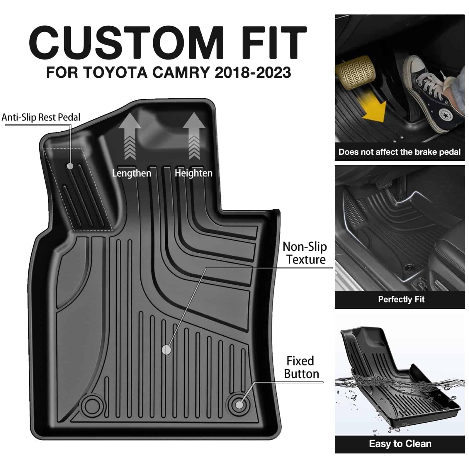 Tapetes para Automóviles para Toyota Camry 2018-2023 - Imagen 4