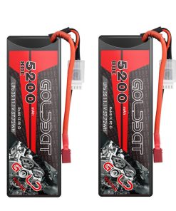 Batería de LiPo GOLDBAT 3S 5200mAh 80C 11.1V con estuche