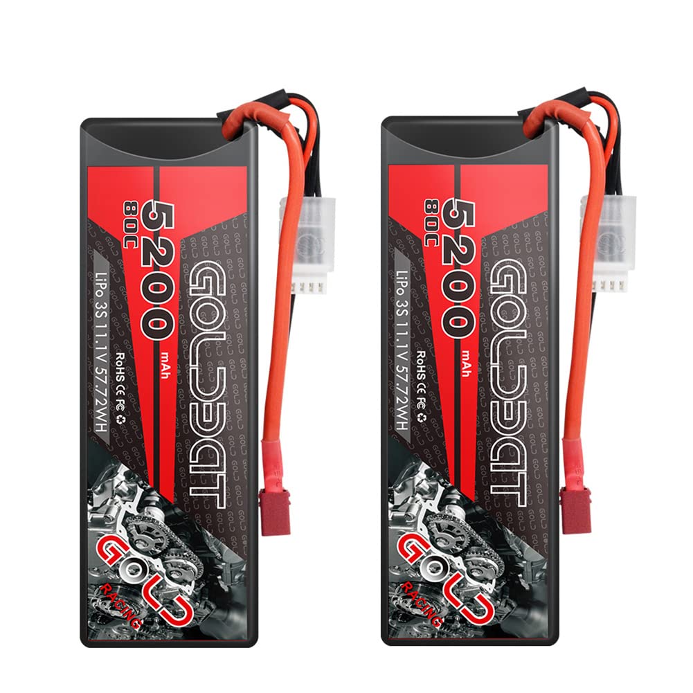 Batería de LiPo GOLDBAT 3S 5200mAh 80C 11.1V con estuche