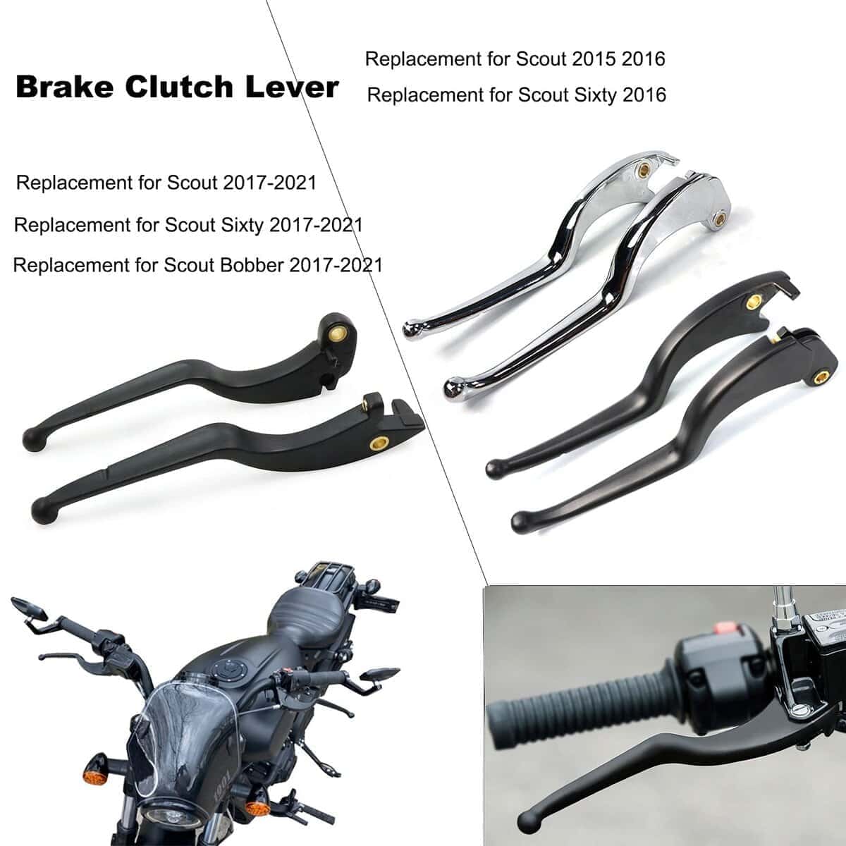 Reemplazo de Palancas de Freno y Embrague para Indian - Imagen 3