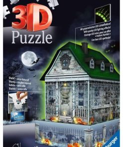 Rompecabezas 3D Ravensburger Casa Embrujada Nocturna para
