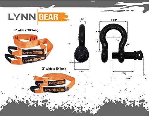 LYNN GEAR - Kit de Correas de Remolque y Recuperación - Imagen 6