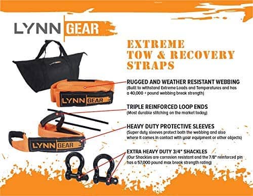 LYNN GEAR - Kit de Correas de Remolque y Recuperación - Imagen 5