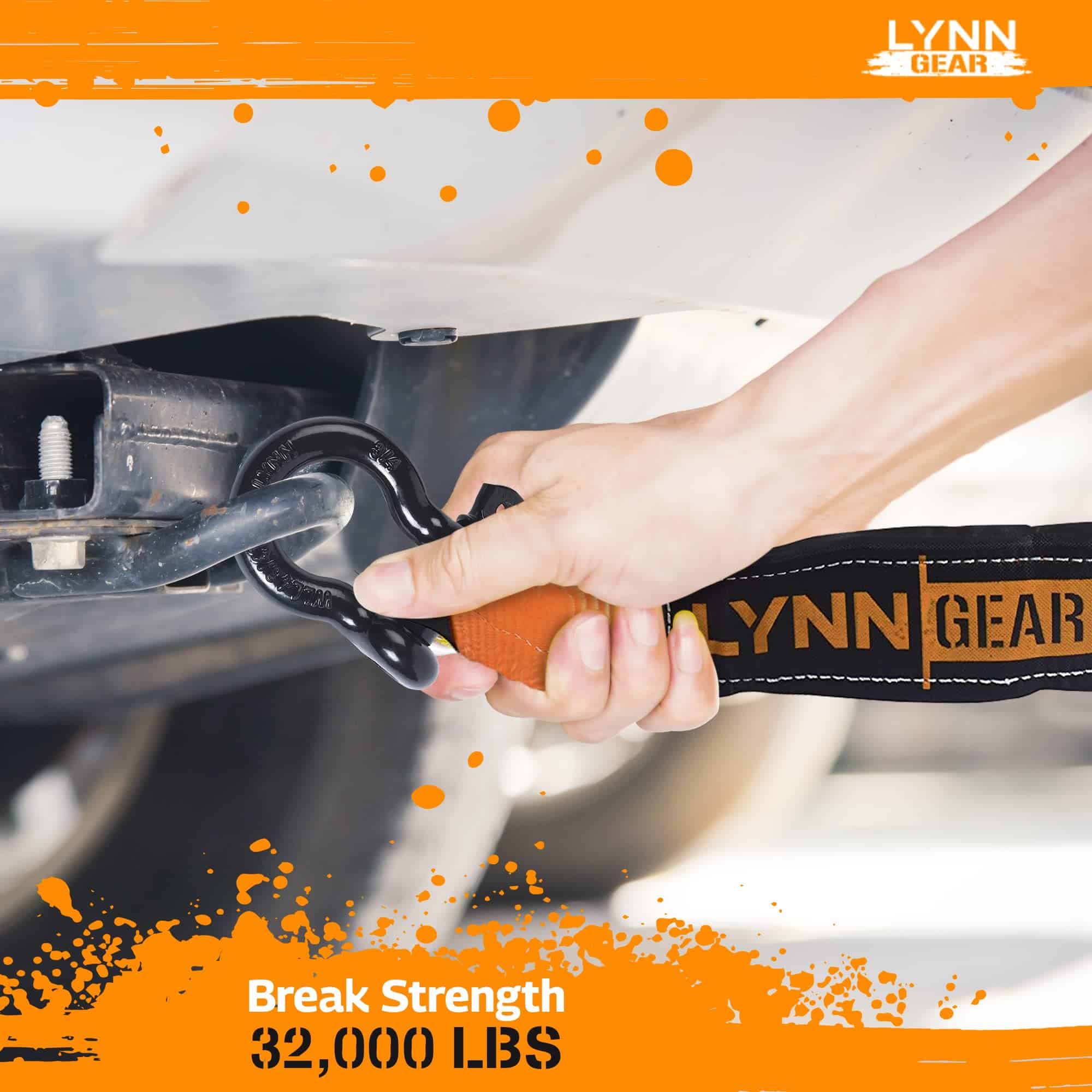 LYNN GEAR - Kit de Correas de Remolque y Recuperación - Imagen 4