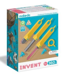 Kit de construcción de cartón reciclado Makedo Invent en
