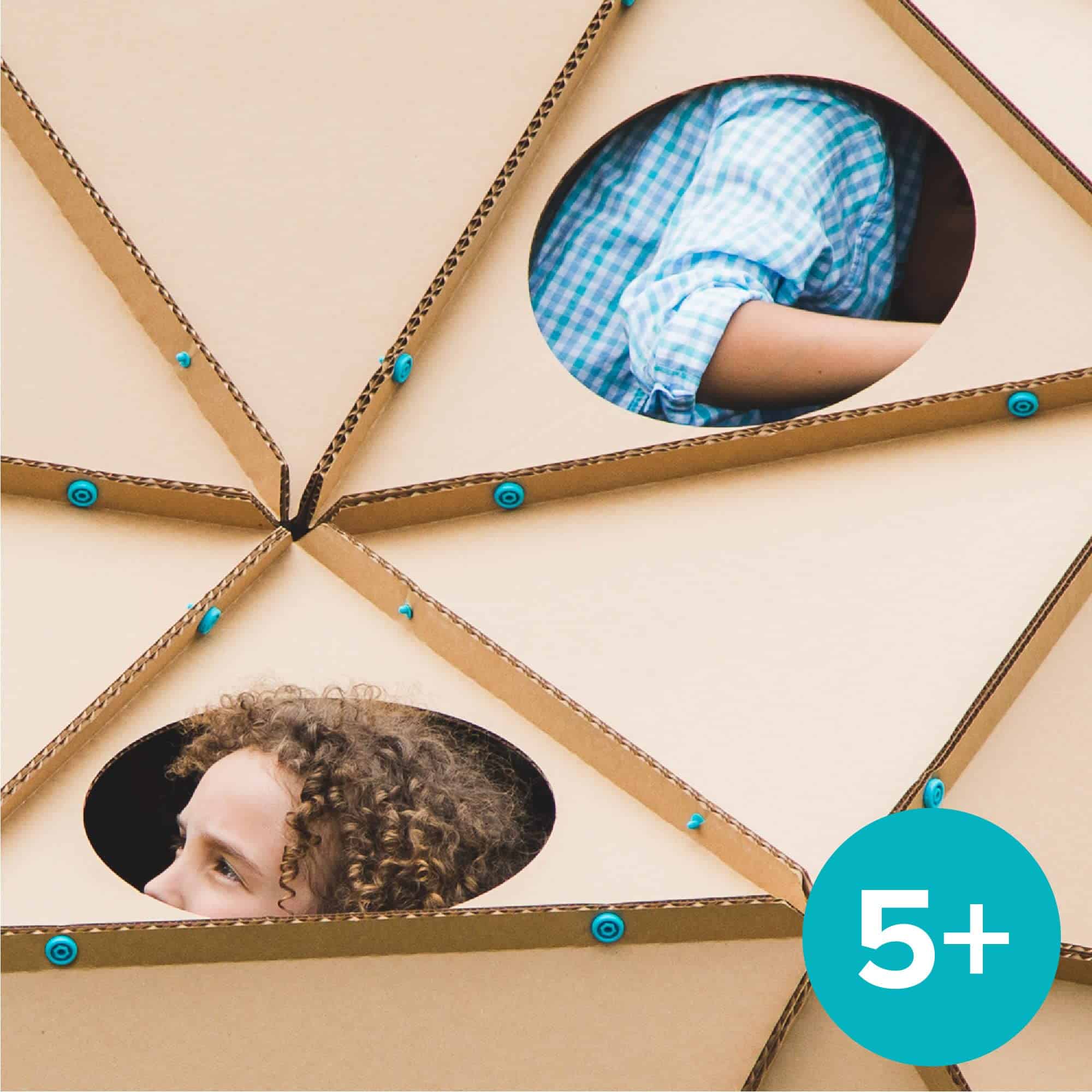 Kit de construcción de cartón reciclado Makedo Invent en - Imagen 7