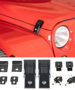 SQQP Pestillos de Capó Kit de Bloqueo de Capó de Aleación