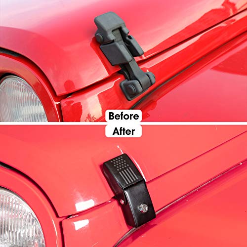 SQQP Pestillos de Capó Kit de Bloqueo de Capó de Aleación - Imagen 8