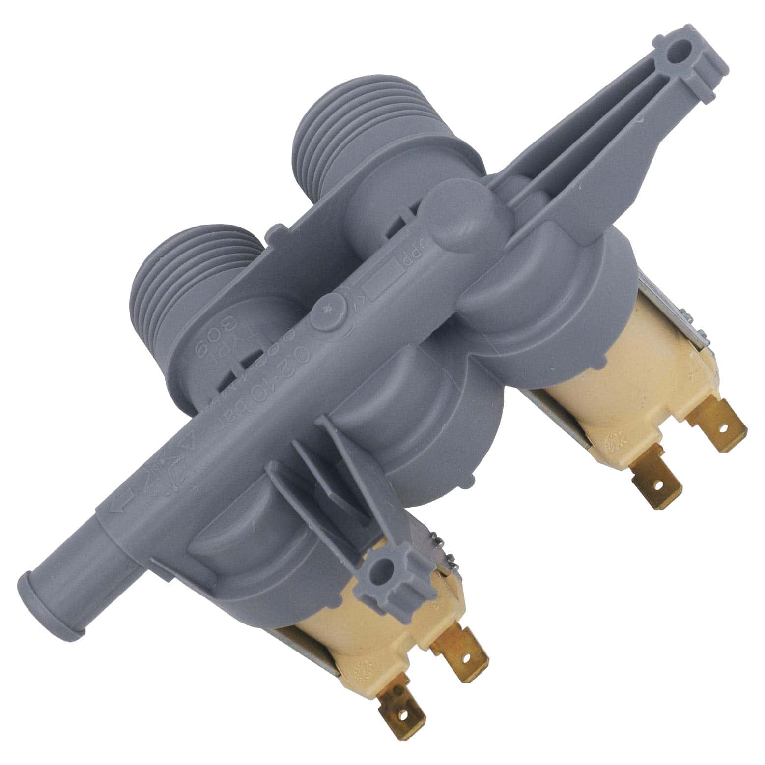 Válvula de entrada de agua triple para -Gris