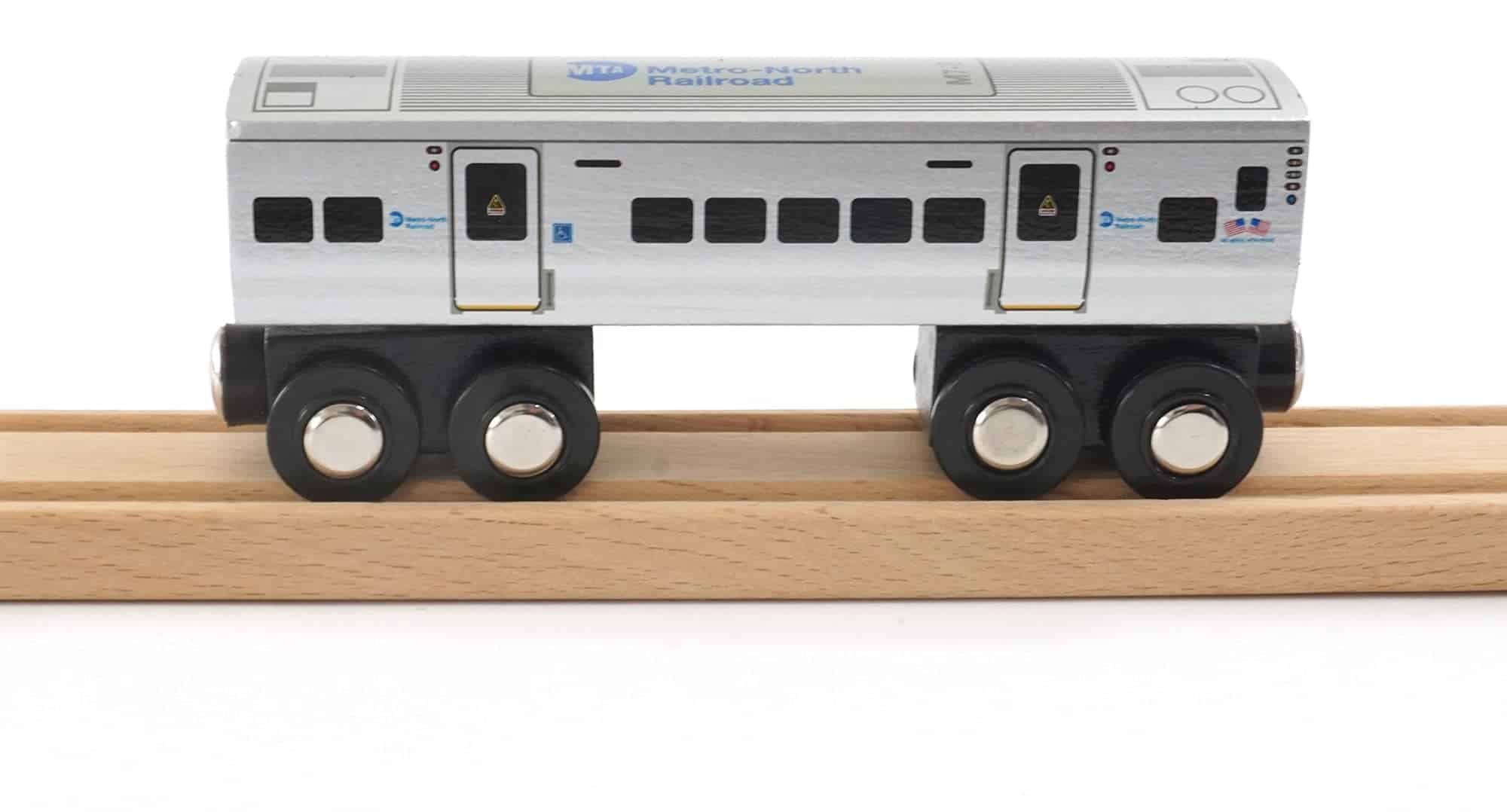 MUNI PALS Munipals Set de Tren de Madera de Metro North - Imagen 4