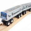 MUNI PALS Munipals Set de Tren de Madera de Metro North