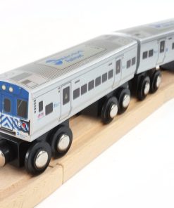 MUNI PALS Munipals Set de Tren de Madera de Metro North