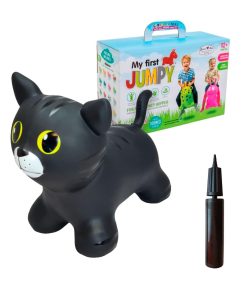 GERARDO'S Toys - Kids Bouncy Animal Hopper - Gato Negro |