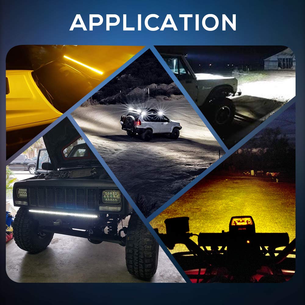 Barra de luces Led CO LIGHT 50 pulgadas delgada de una sola - Imagen 9