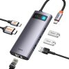 Baseus 6 en 1 USB C Hub, Adaptador de Concentrador Tipo C a