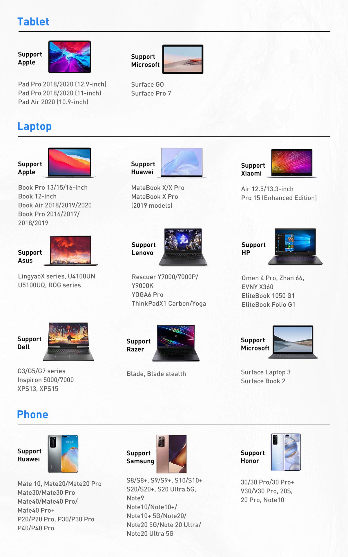 Baseus 6 en 1 USB C Hub, Adaptador de Concentrador Tipo C a - Imagen 8