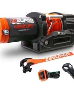 Malacate ZESUPER 4500 lb Impermeable IP67 con Control