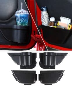 Caja de almacenamiento delantero y trasero para la puerta,