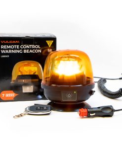 VULCAN Faro de advertencia magnético ámbar con control