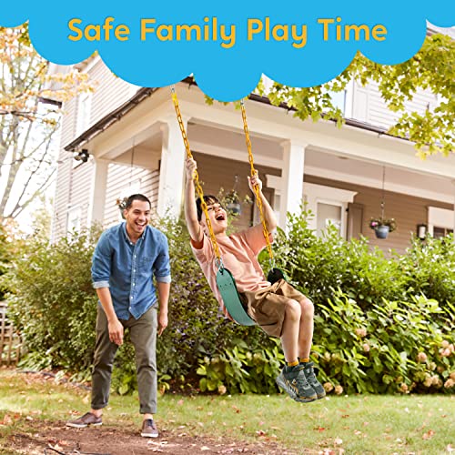 TURFEE 3 Pack Green Swing Seats Heavy Duty with 66" Chain, - Imagen 8