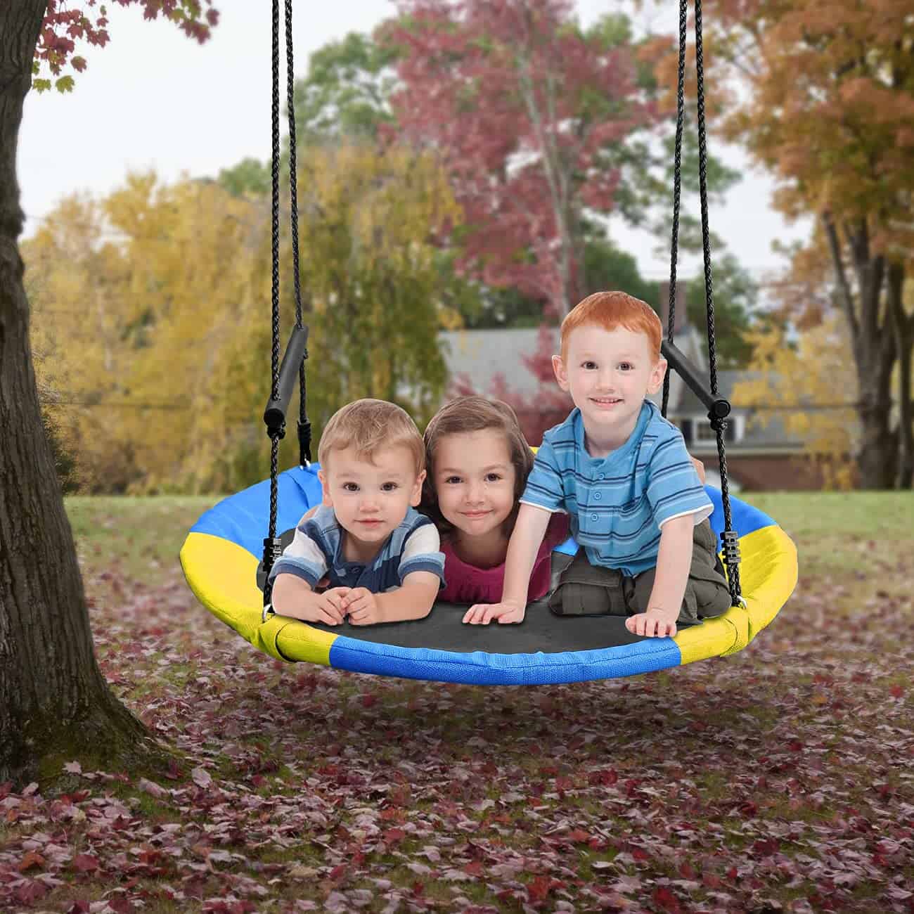 Columpio de árbol con forma de platillo Treeswin de 46 - Imagen 8