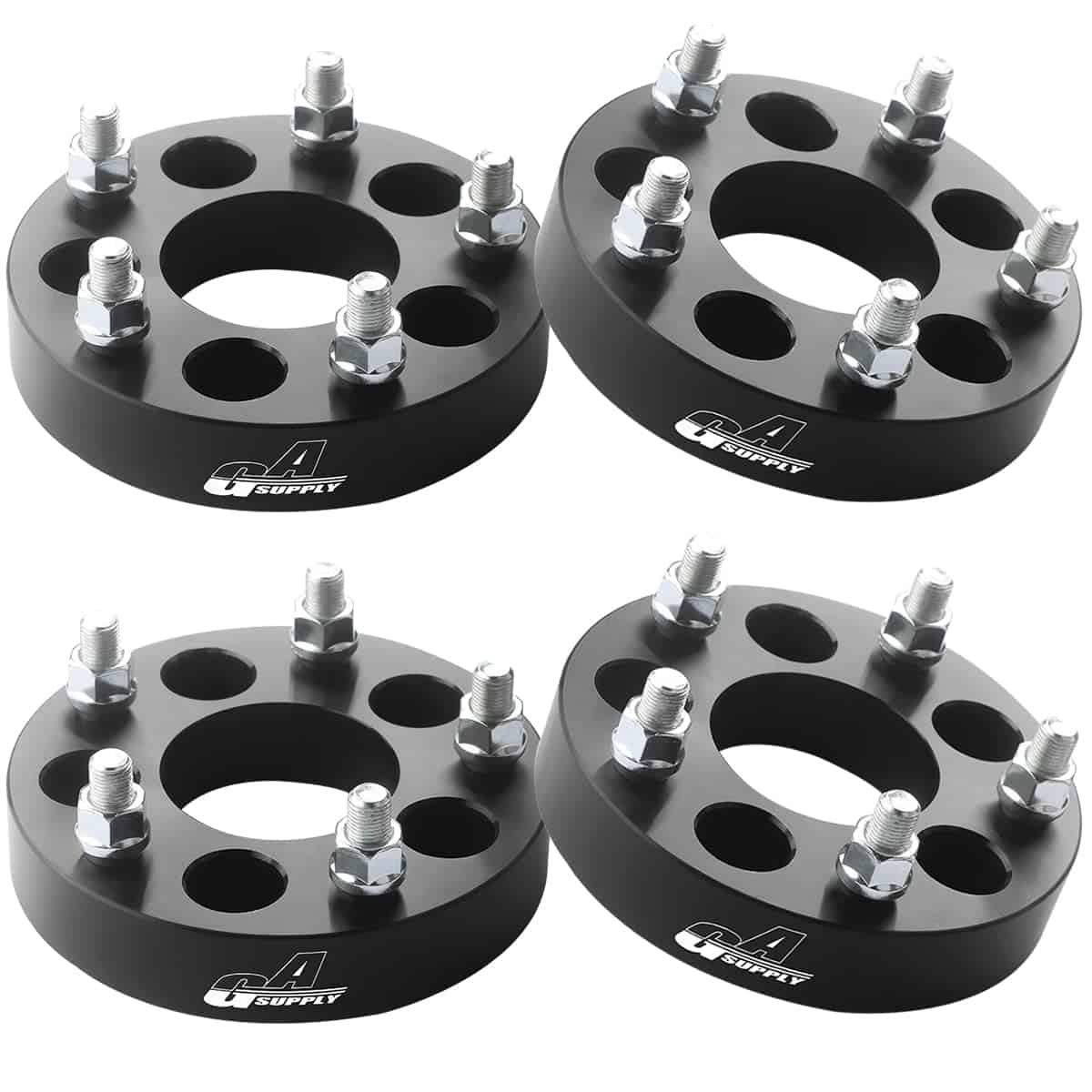 GAsupply Adaptadores de rueda 5x4.5 a 5x5 1.25 pulgadas