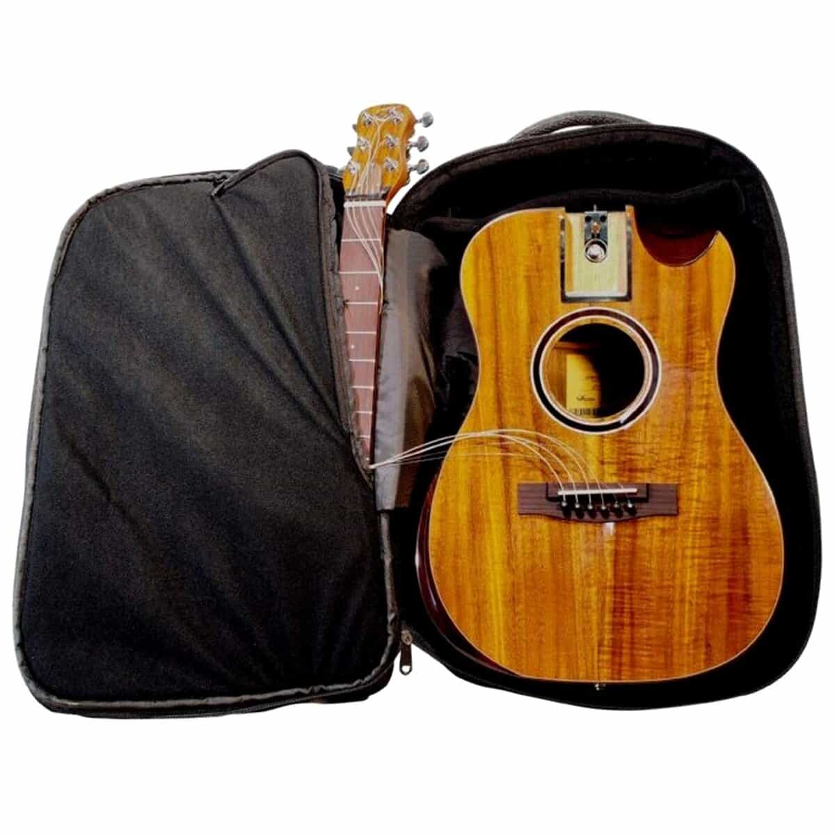 Guitarra de Viaje de Caoba Sólida de Journey Instruments �
