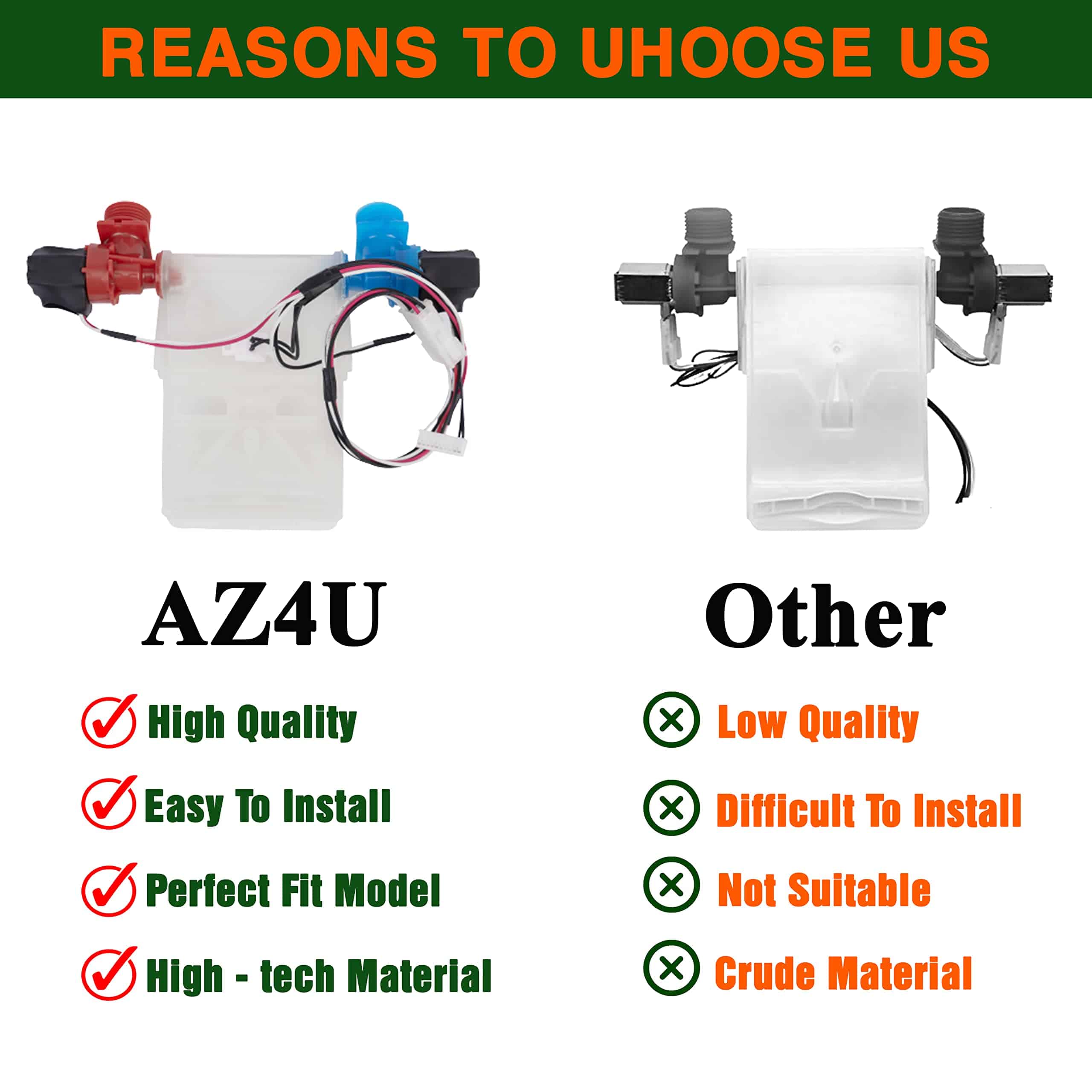 Válvula de entrada de agua de repuesto -TW4816FW1 - Imagen 3