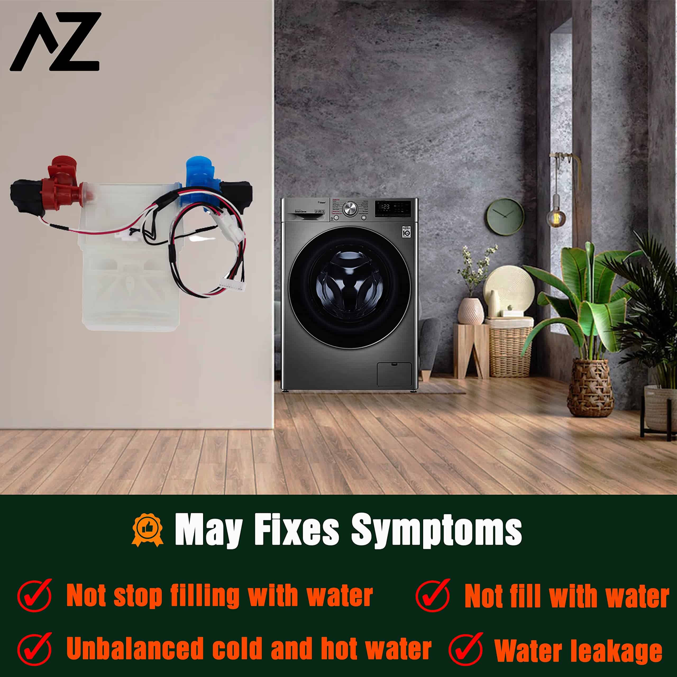 Válvula de entrada de agua de repuesto -TW4816FW1 - Imagen 6