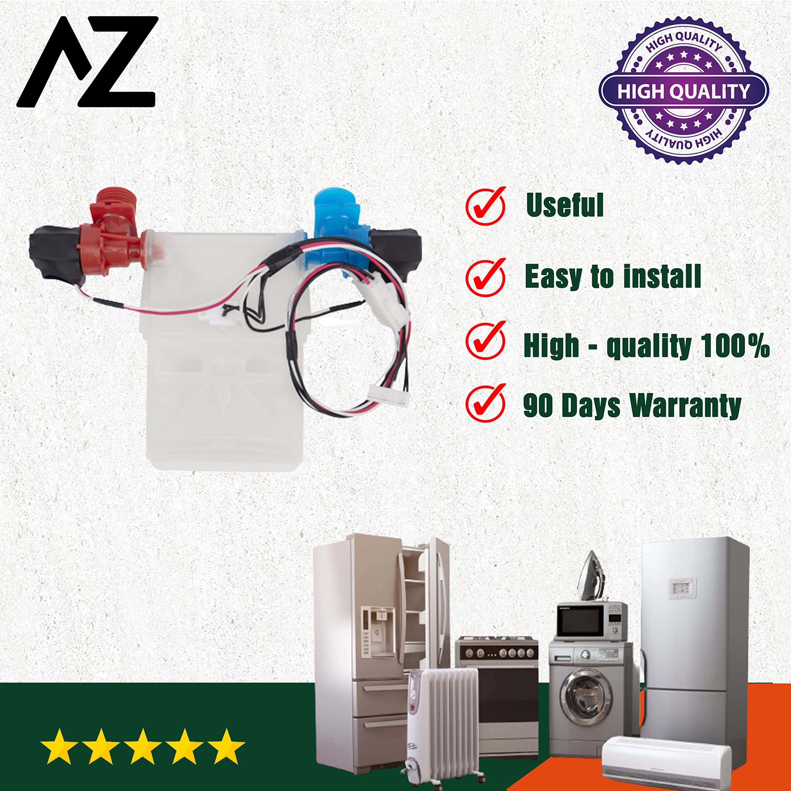 Válvula de entrada de agua de repuesto -TW4816FW1 - Imagen 8