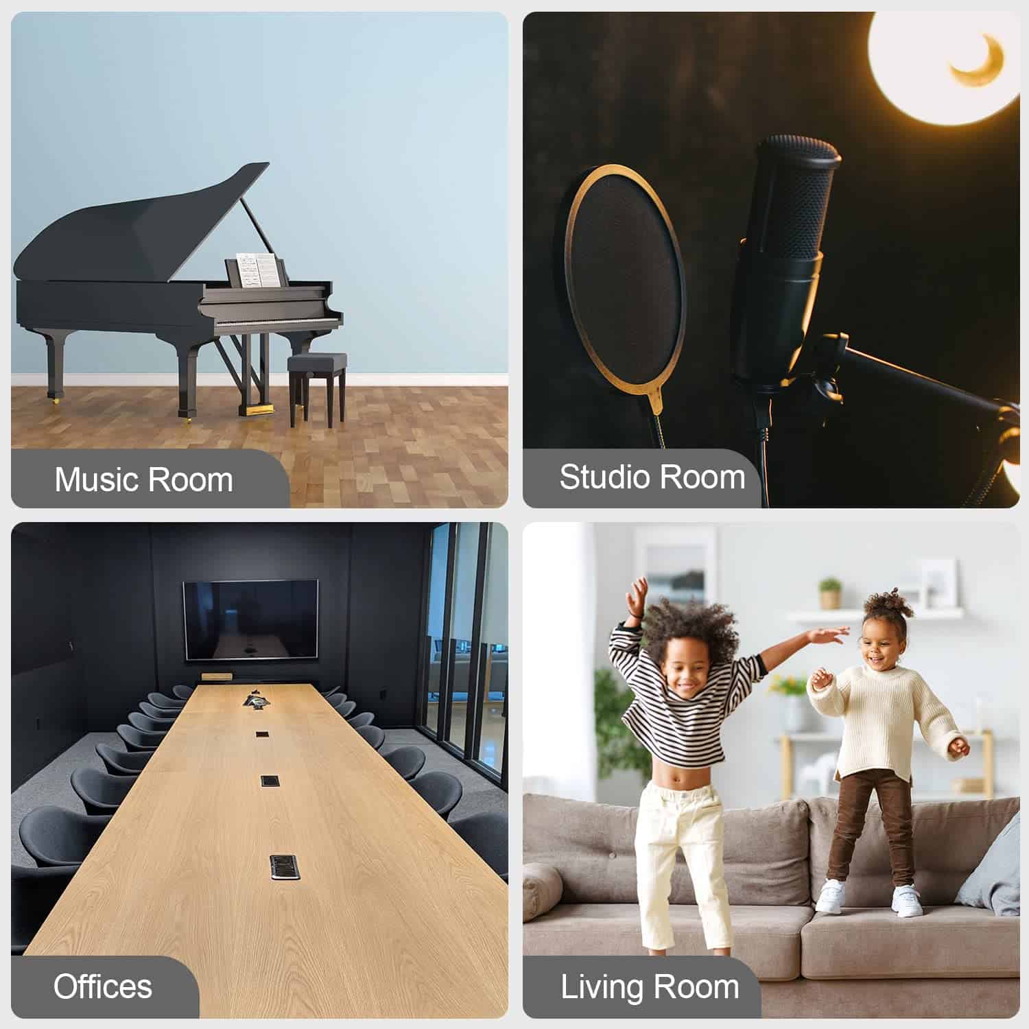 Paneles de Espuma Acústica Profesional JBER, Paneles - Imagen 8