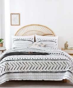 JANZAA Juegos de Colcha Boho Gemela 2 Piezas, Microfibra