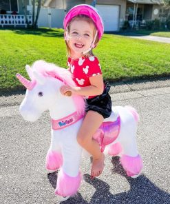 PonyCycle Montable Unicornio con Freno Modelo Clásico U