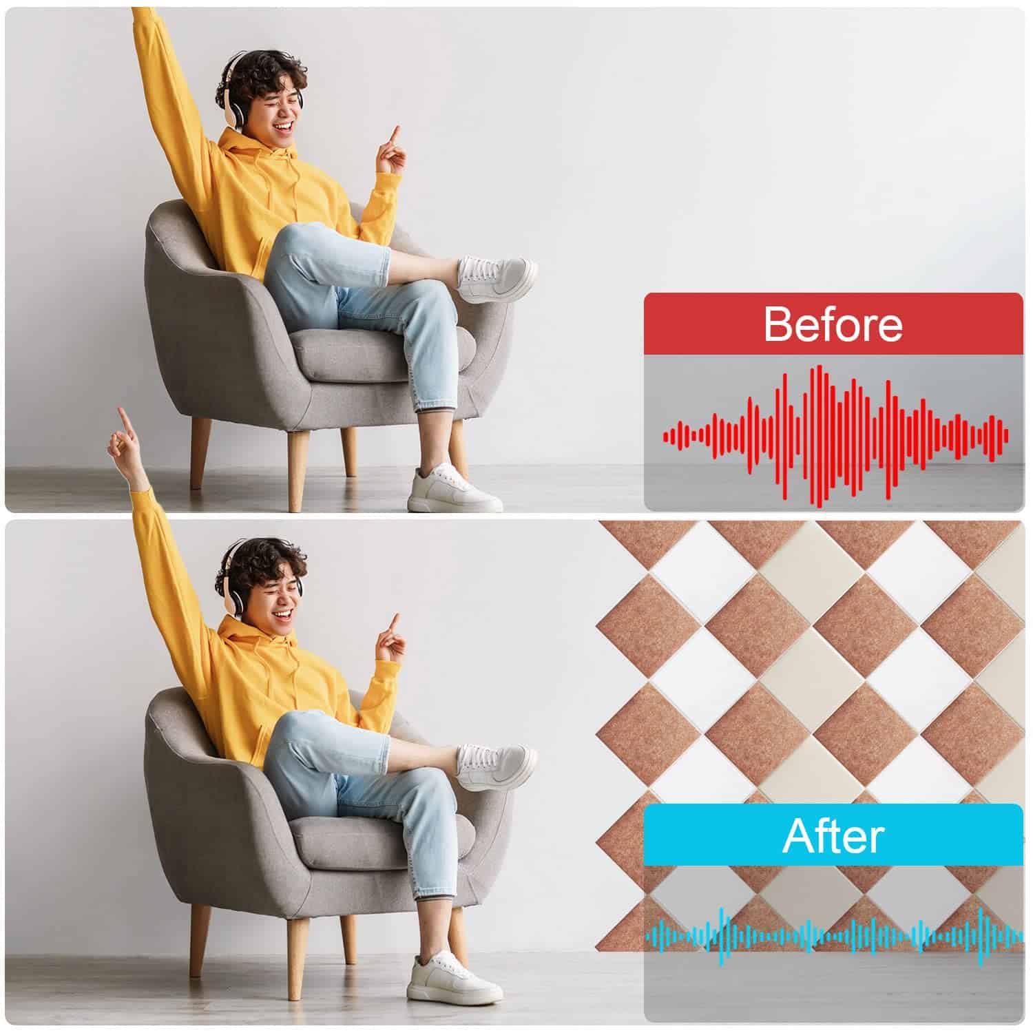 Paneles de Espuma Acústica Profesional JBER, Paneles - Imagen 7