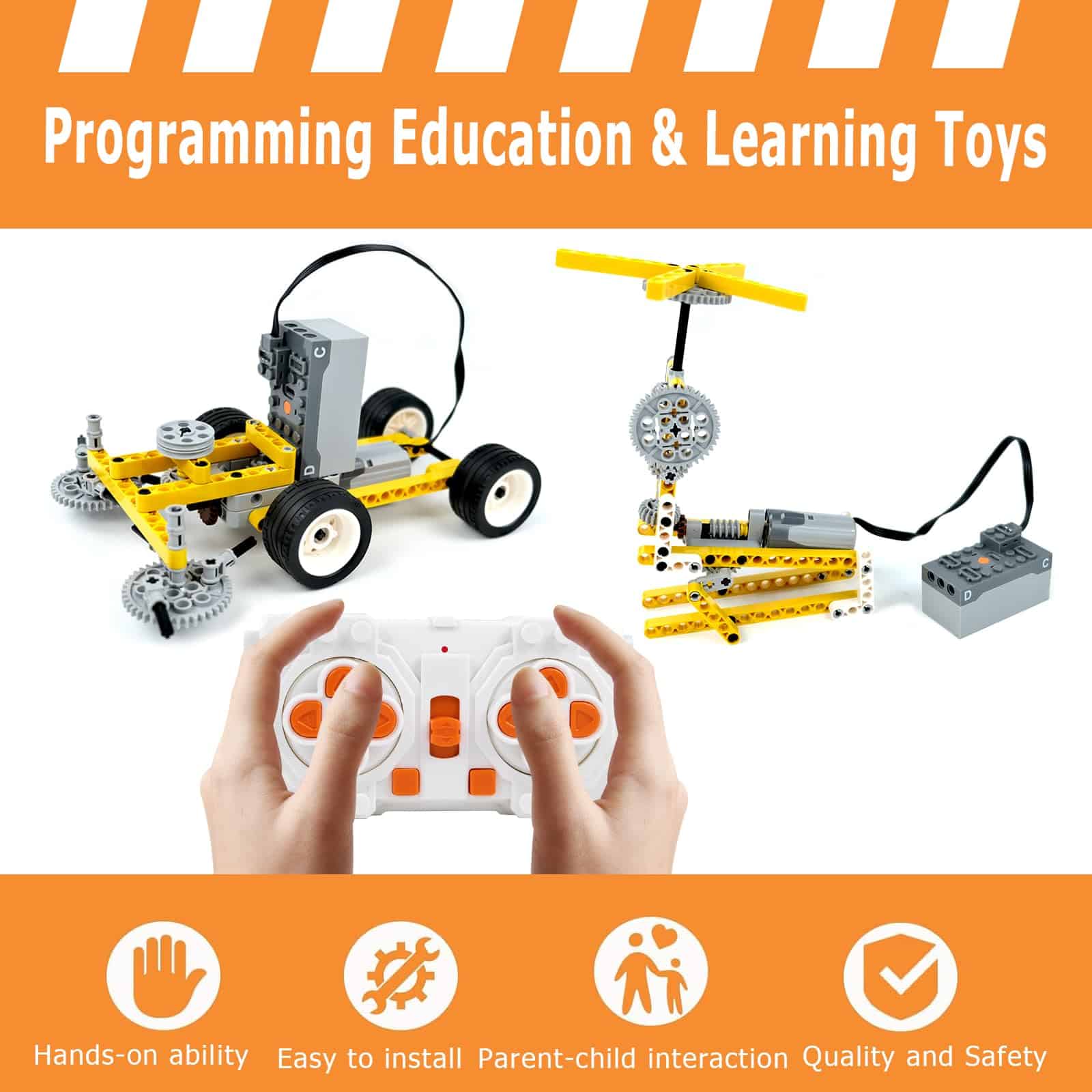 ZMBlock Kit de Motor 4 en 1 Motor Eléctrico Función de - Imagen 7