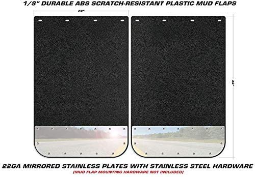 Juego de 2 guardabarros universales con contrapesos de - Imagen 3