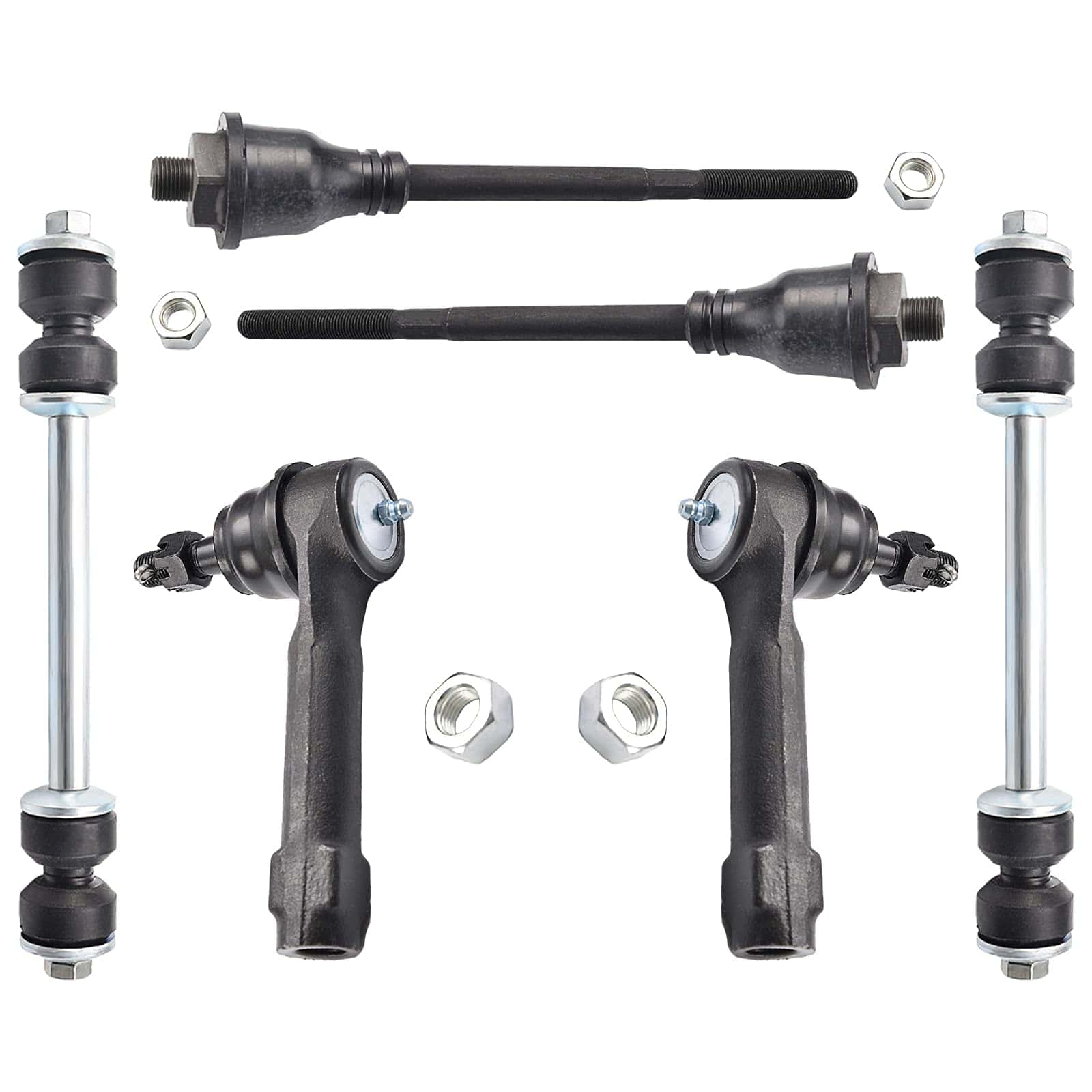 Kit Completo de 6pcs de Barras de Dirección Frontales