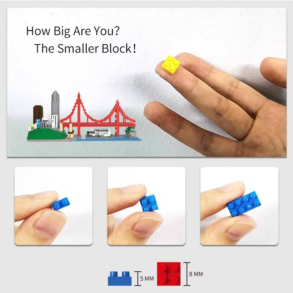 Juego de Modelos de Construcción Micro Mini Bloques de - Imagen 4