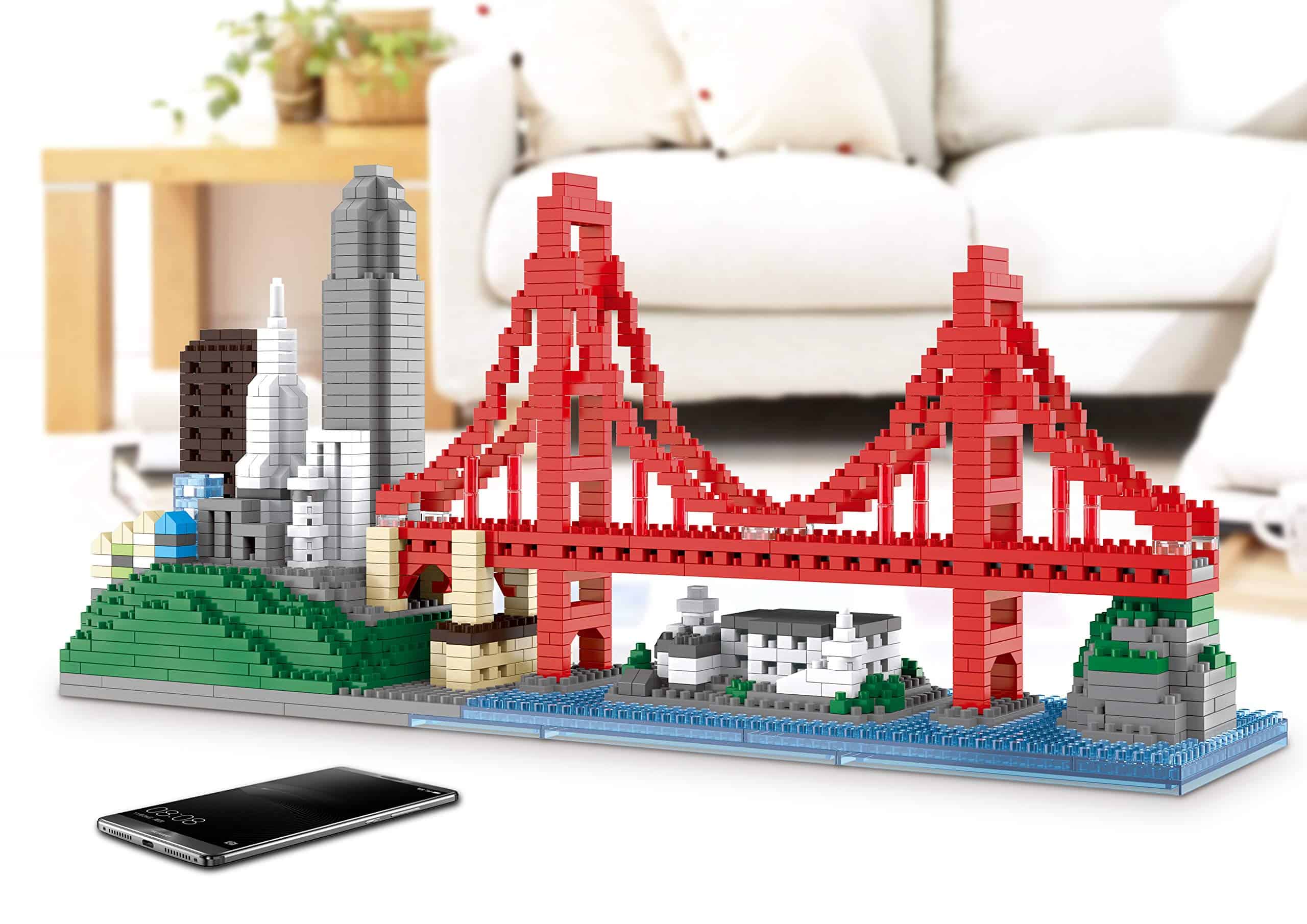 Juego de Modelos de Construcción Micro Mini Bloques de - Imagen 8