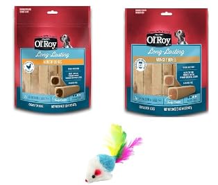 Paquete Ol' Roy Munchy Bones de 2 sabores Pollo y