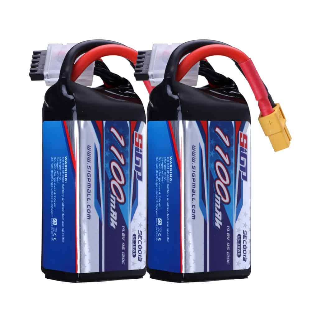 Batería Lipo SIGP de 1100mAh 4S 14.8V 120C Pack Suave con