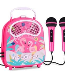 Máquina de Karaoke para Niños con 2 Micrófonos Bluetooth