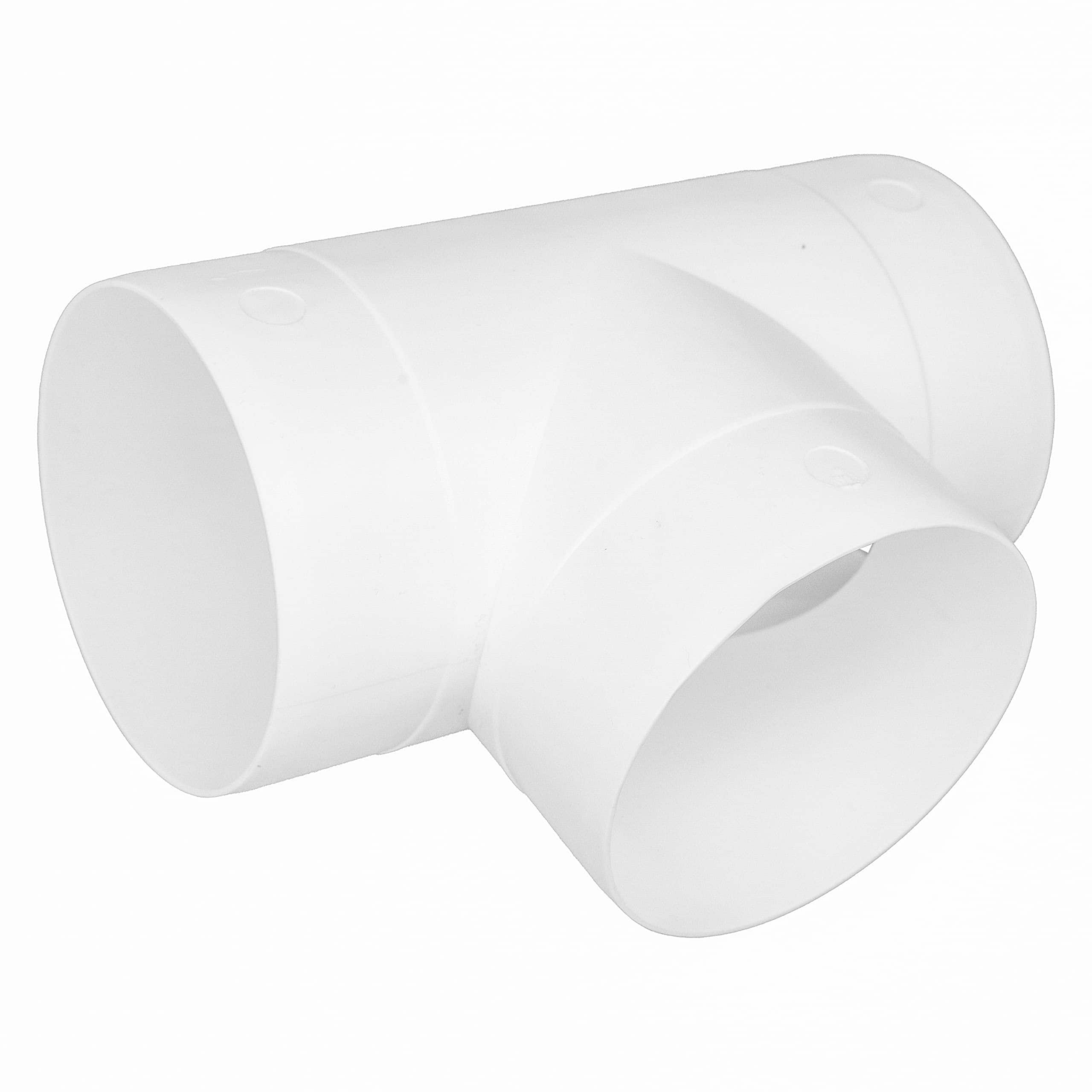 Conector de ducto de plástico de 4" pulgadas de 3 vías.