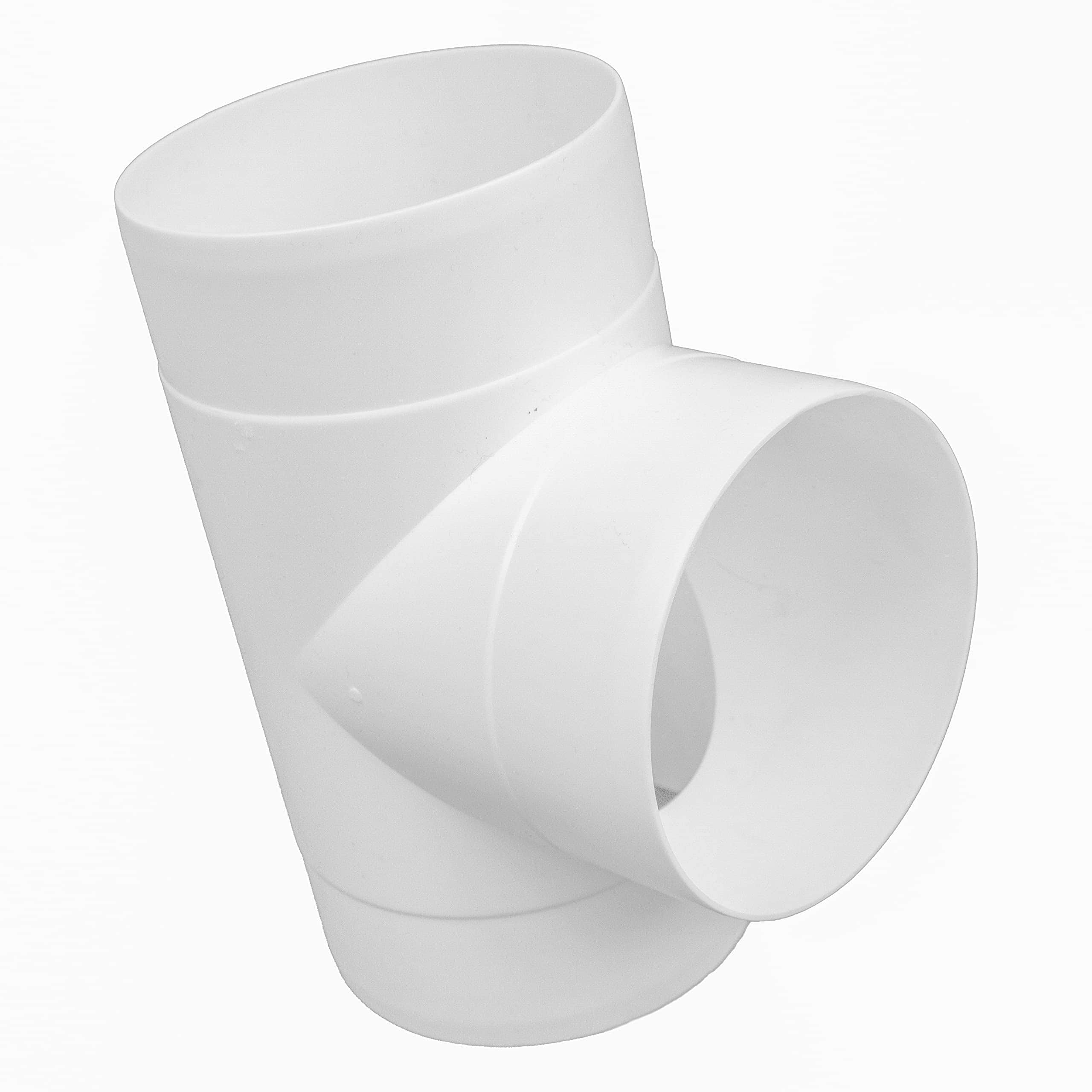 Conector de ducto de plástico de 4" pulgadas de 3 vías. - Imagen 6