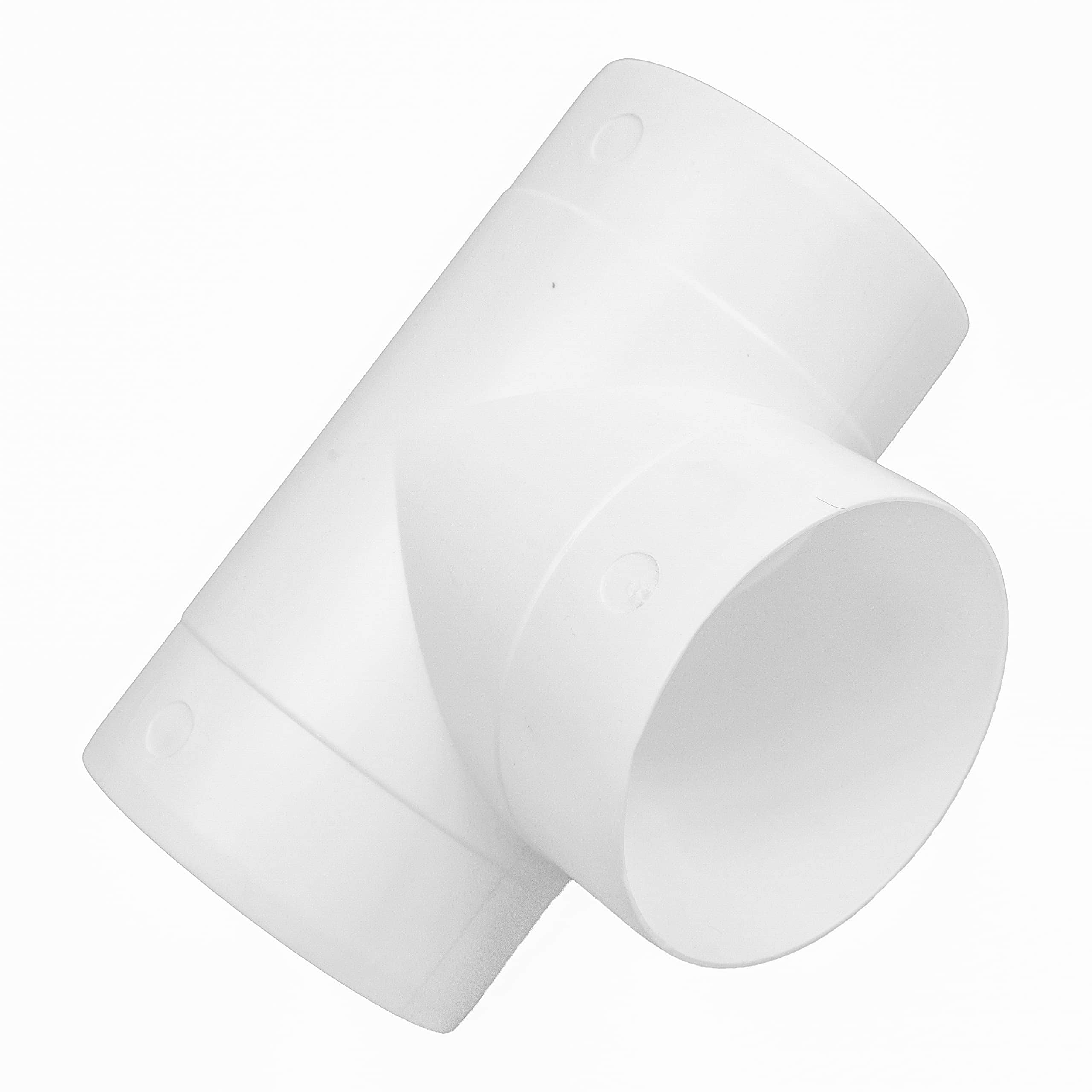 Conector de ducto de plástico de 4" pulgadas de 3 vías. - Imagen 5