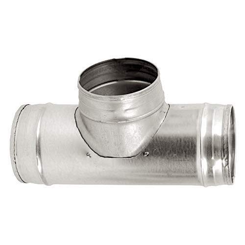 Divisor de 3 vías de metal de 4 pulgadas. Conecta secadora